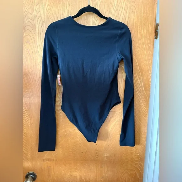 Free People Black Long Sleeve Bodysuit M - Picture 8 of 8